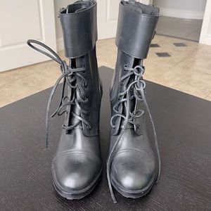 Tory Burch combat boots